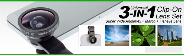 Universal 3 IN ONE Clip On Lens Set for Smart Phones  Super Wide Angle 0.4X  Marco Fisheye Lens.jpg